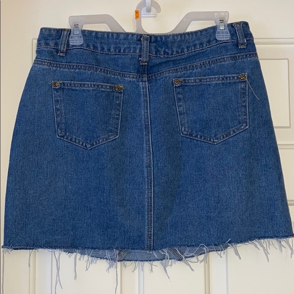 NWOT Denim Mini Skirt - Picture 3 of 4